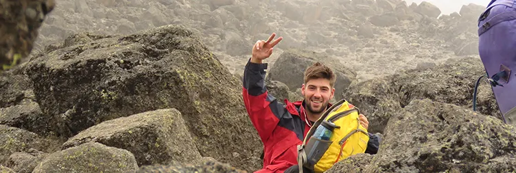 Barranco Camp to Karanga Camp (13,044 ft to 13,106 ft)